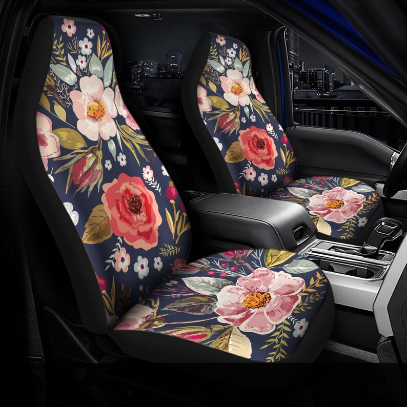 Flower Floral Car Seat Covers For Women. Great Gift Idea Etsy