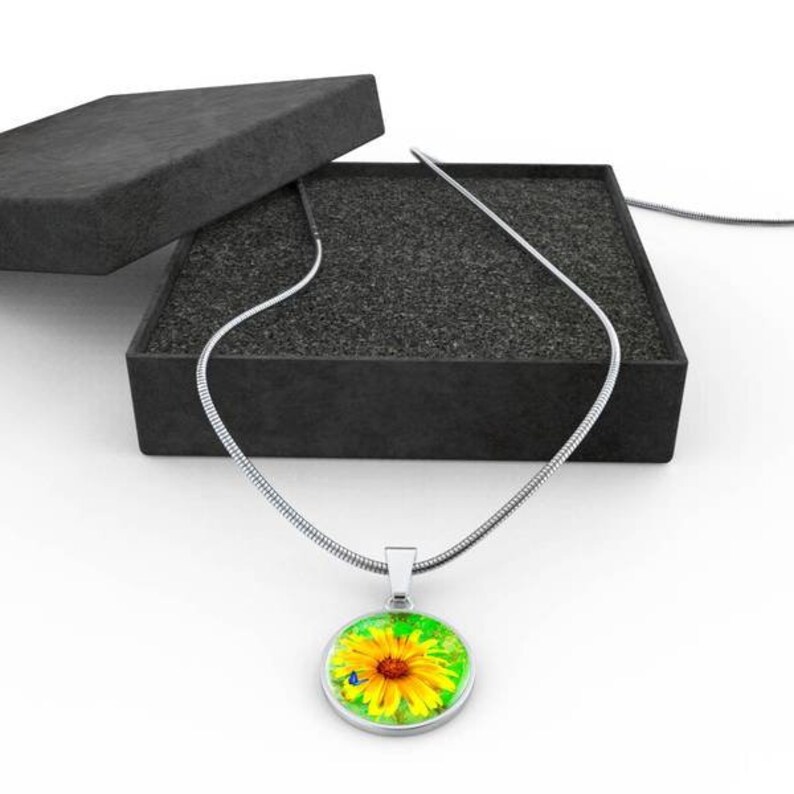 Personalized Floral Jewelry Flower Necklace