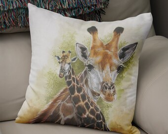 Wowsome 18x18 Multicolor Giraffe Doctor Vet Veterinarian Animal Lover Throw Pillow Wowsome 18x18 Multicolor Giraffe Doctor Vet Veterinarian Animal Lover Throw Pillow