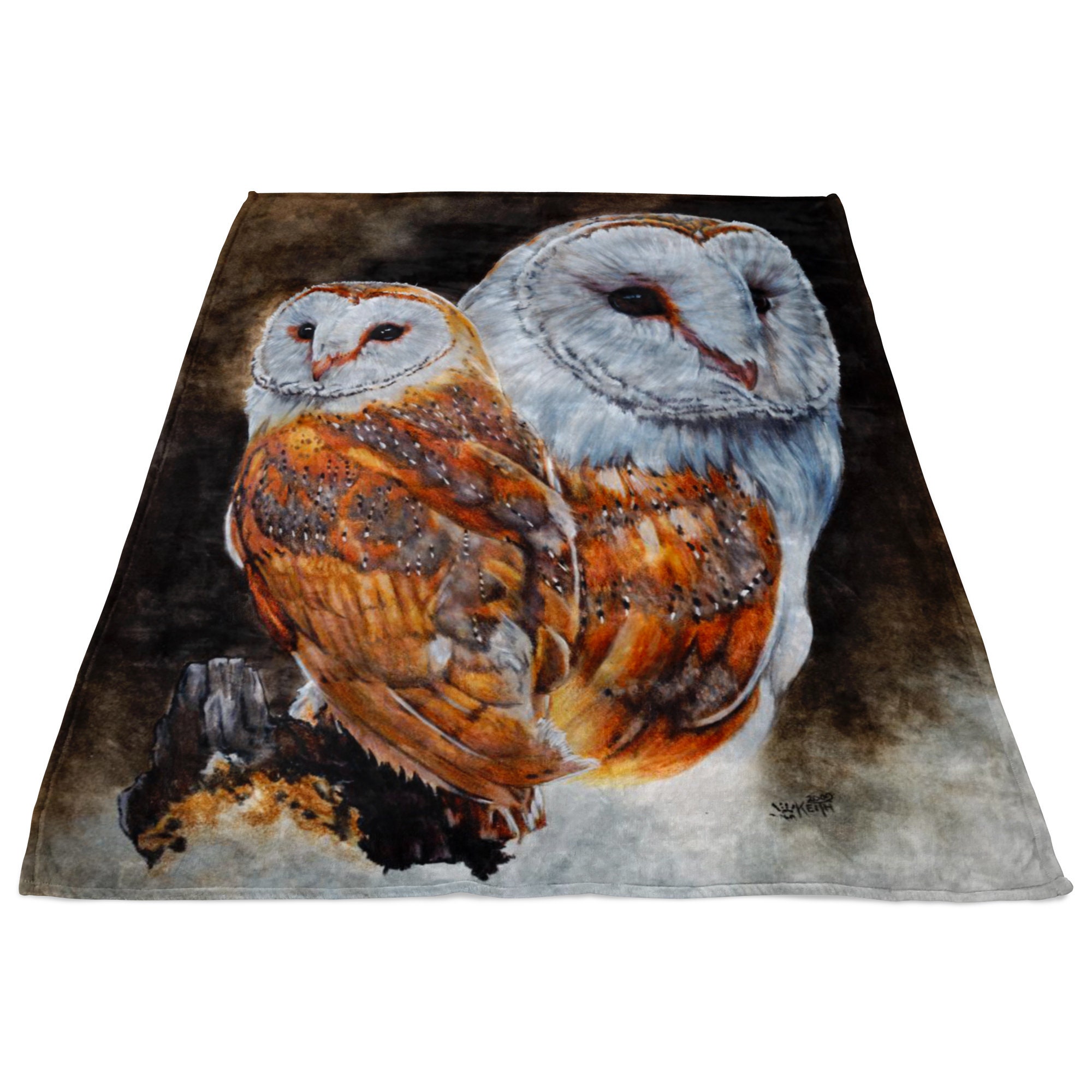 Owl Blanket Throw Fleece Blanket for Bird Lovers. Etsy