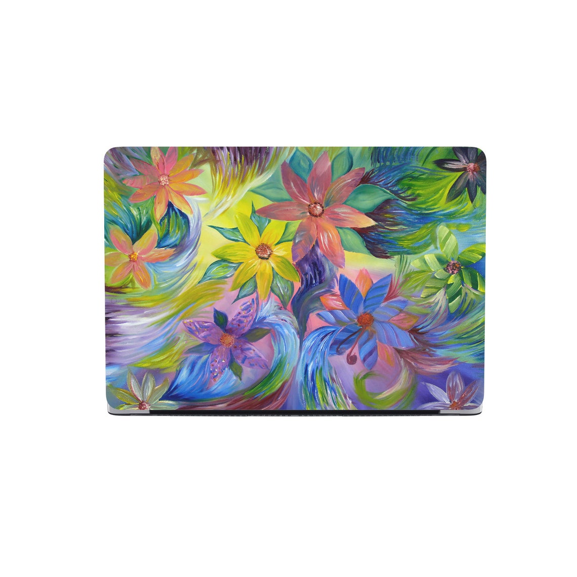 Macbook Case. This Cool Laptop Case With Flower Art Supports Etsy