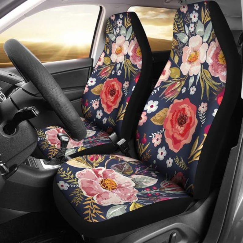 Flower Floral Car Seat Covers For Women. Great Gift Idea Etsy