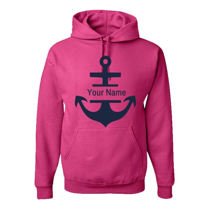 Nautical Anchor Hoodie. - Etsy