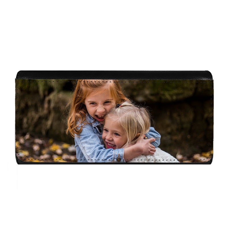 Great Mother/'s Day Gift Custom Photo Leather Wallet For Women