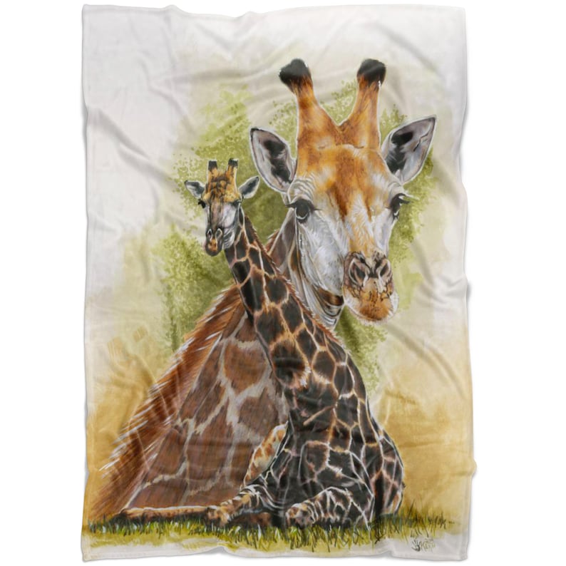 Giraffe Blanket Unique and Awesome Fleece Throw Blanket for Etsy