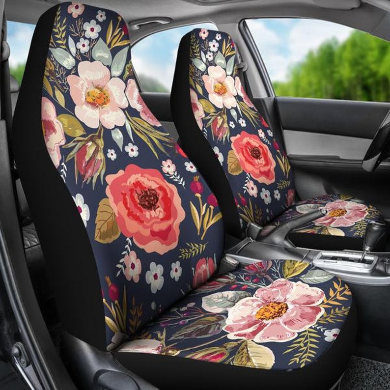 Flower Floral Car Seat Covers For Women. Great Gift Idea Etsy