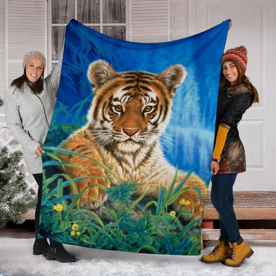 Tiger Blanket Unique and Awesome Throw Blanket for Tiger Etsy UK