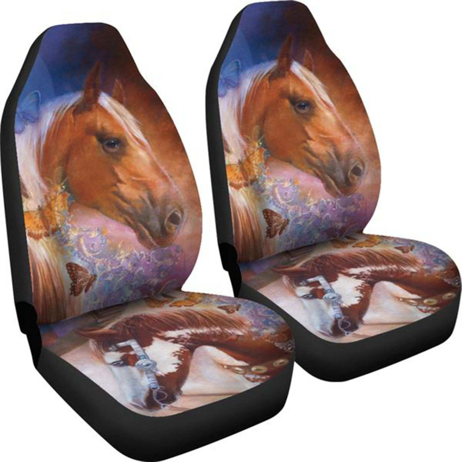 Horse Car Seat Covers Gift Idea for Horse Lovers Etsy