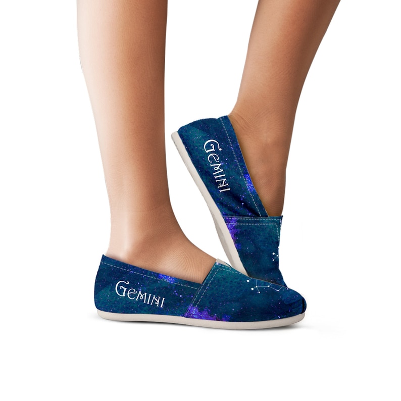 Zodiac Gemini Constellation Casual Shoes