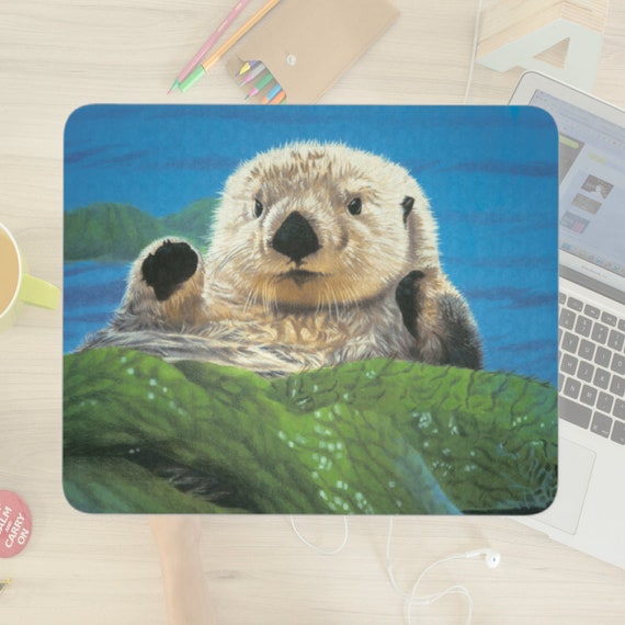 Otter Mousepad Mouse Mat Otter Cute Mouse Pad For Kids Etsy - details about roblox mouse mat pad kids pc laptop computer gaming