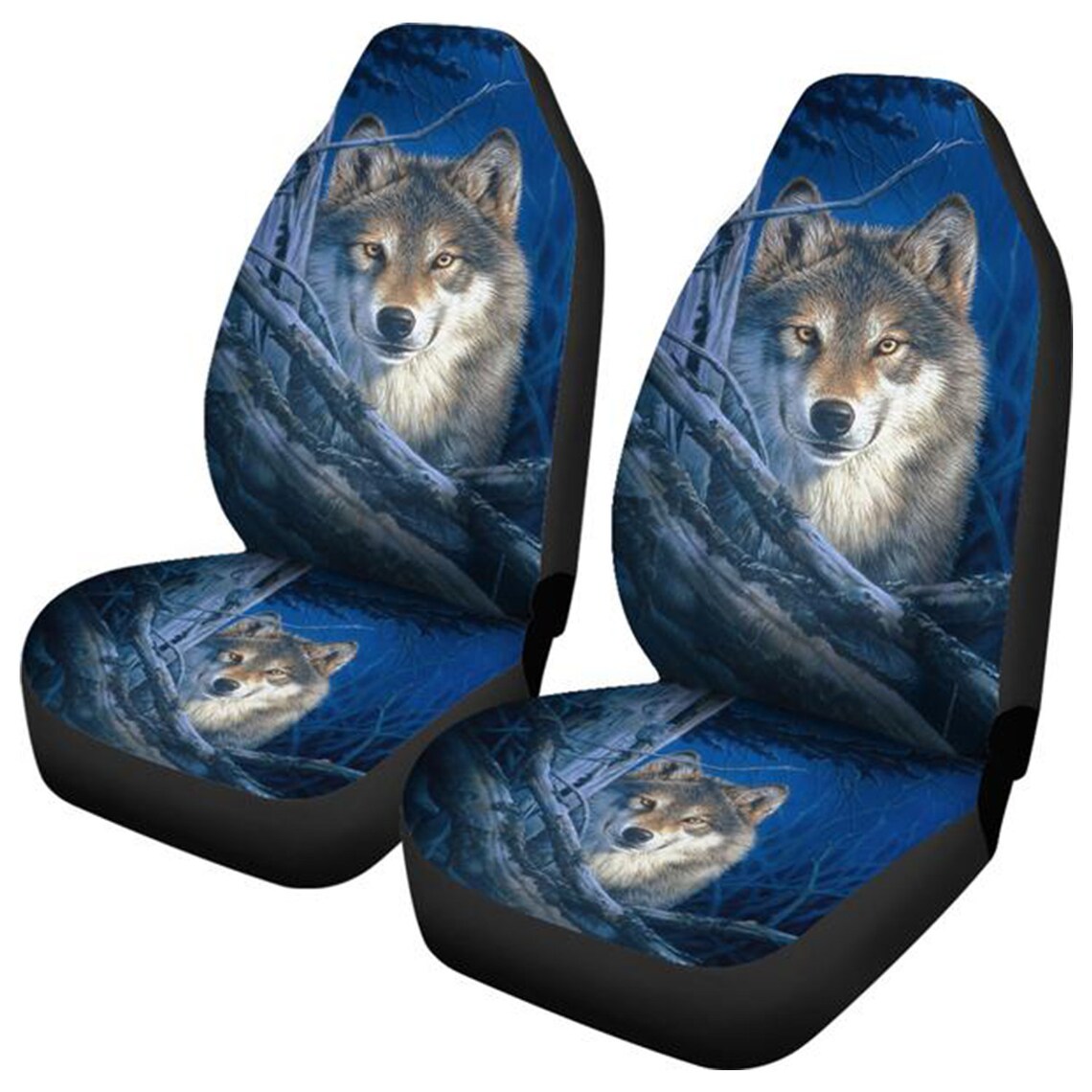 Wolf Car Seat Covers. Wolf Lovers Gift Idea Etsy