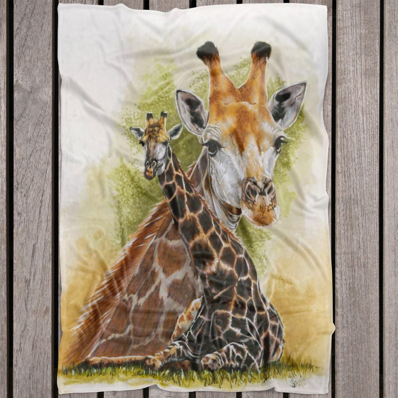 Giraffe Blanket Unique and Awesome Fleece Throw Blanket for Etsy