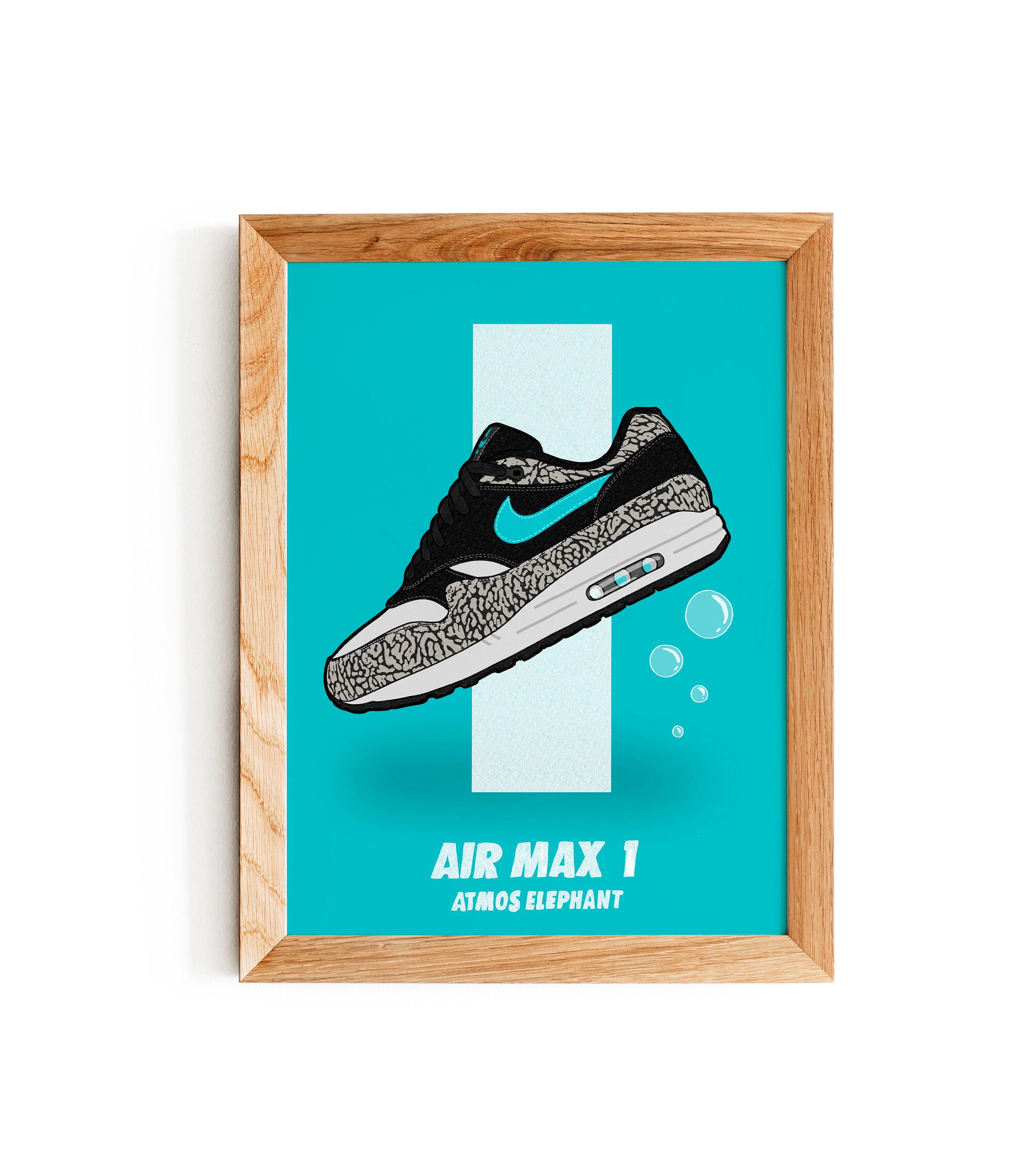 nike air max 1 atmos elephant print