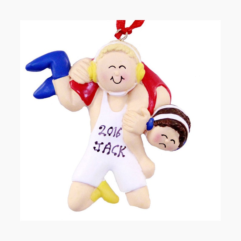Personalized Wrestling Blonde Christmas Ornament 2022 Etsy