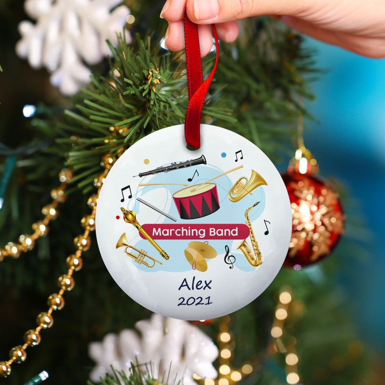 Marching Band Christmas Ornament Personalized 2022 Musical Etsy