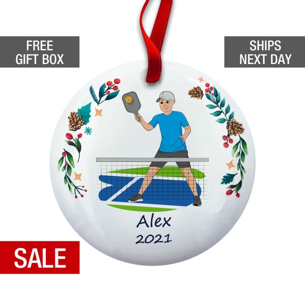 Pickleball Ornament Etsy