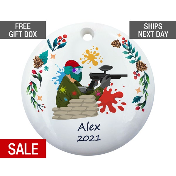 Paintball Player Etsy