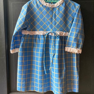 Vintage Plaid Girls Dress | 4/5