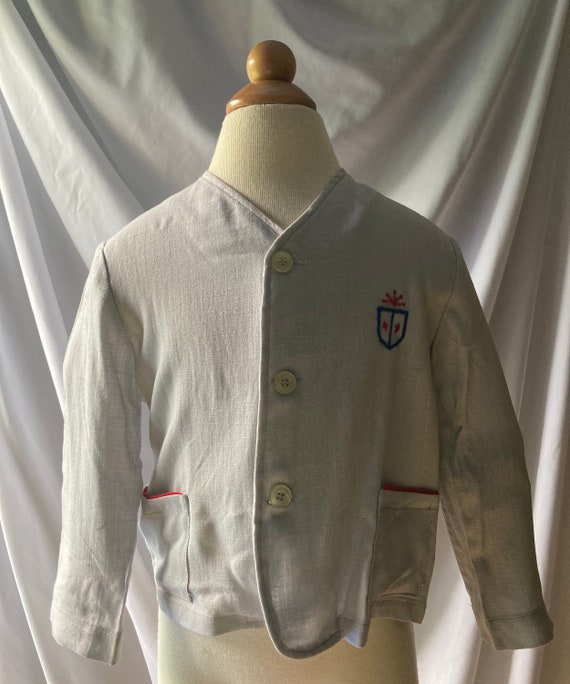 Vintage Gray Boys Jack Tar Blazer | 12/24mo