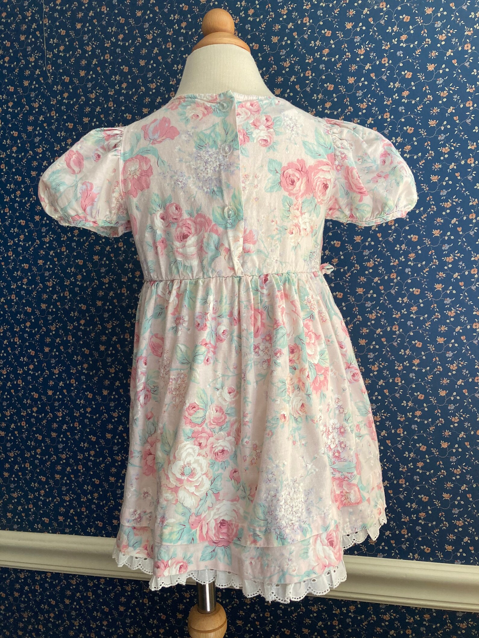Vintage Floral Jane Darling Dress 3/4t | Etsy