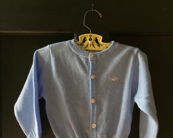 Vintage Baby Blue Cardigan | 12-18mo