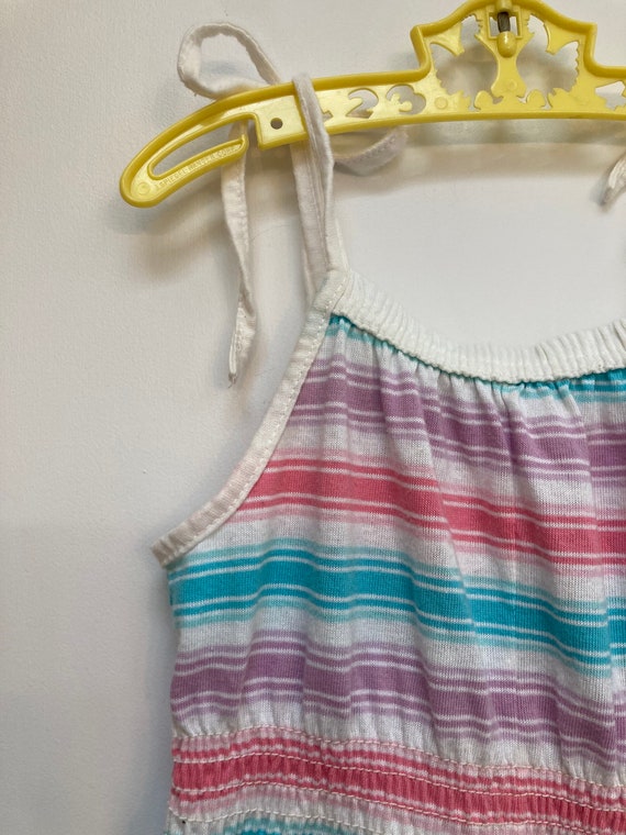 Vintage Striped Toddler Romper | 4/5t - image 2