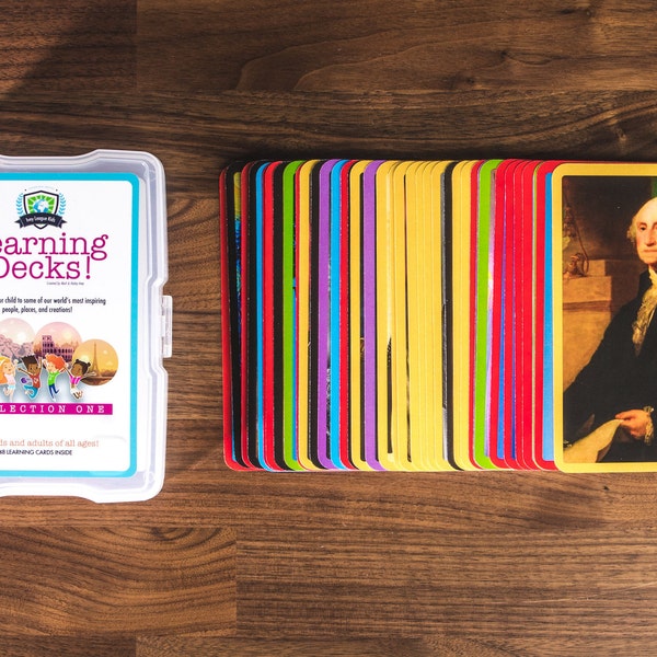 Homeschool | Montessori | Lern spielzeug | Weltgeschichte | Karten | Berühmte Sehenswürdigkeiten | Kindergeschenke | Elementare | Lern-Decks | Foto