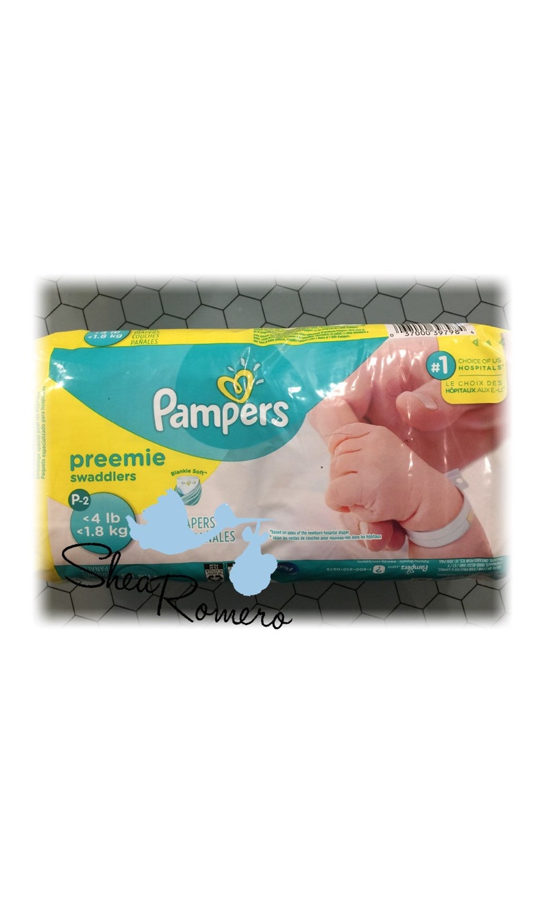 Pampers Micro Preemie Diapers 6 Count - Etsy