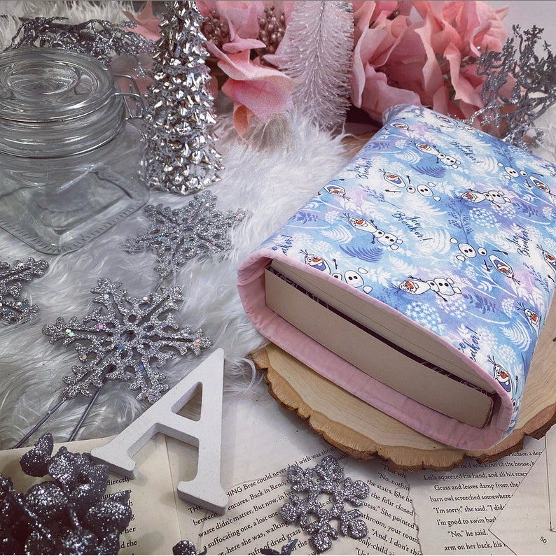 Olaf Icebreaker Bookcase Book Sleeve Book Cover Handmade Etsy