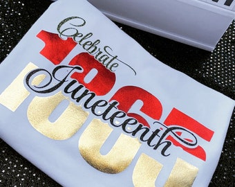 Celebra el Juneteenth de 1865 SVG: Las vidas negras importan (Descarga digital)