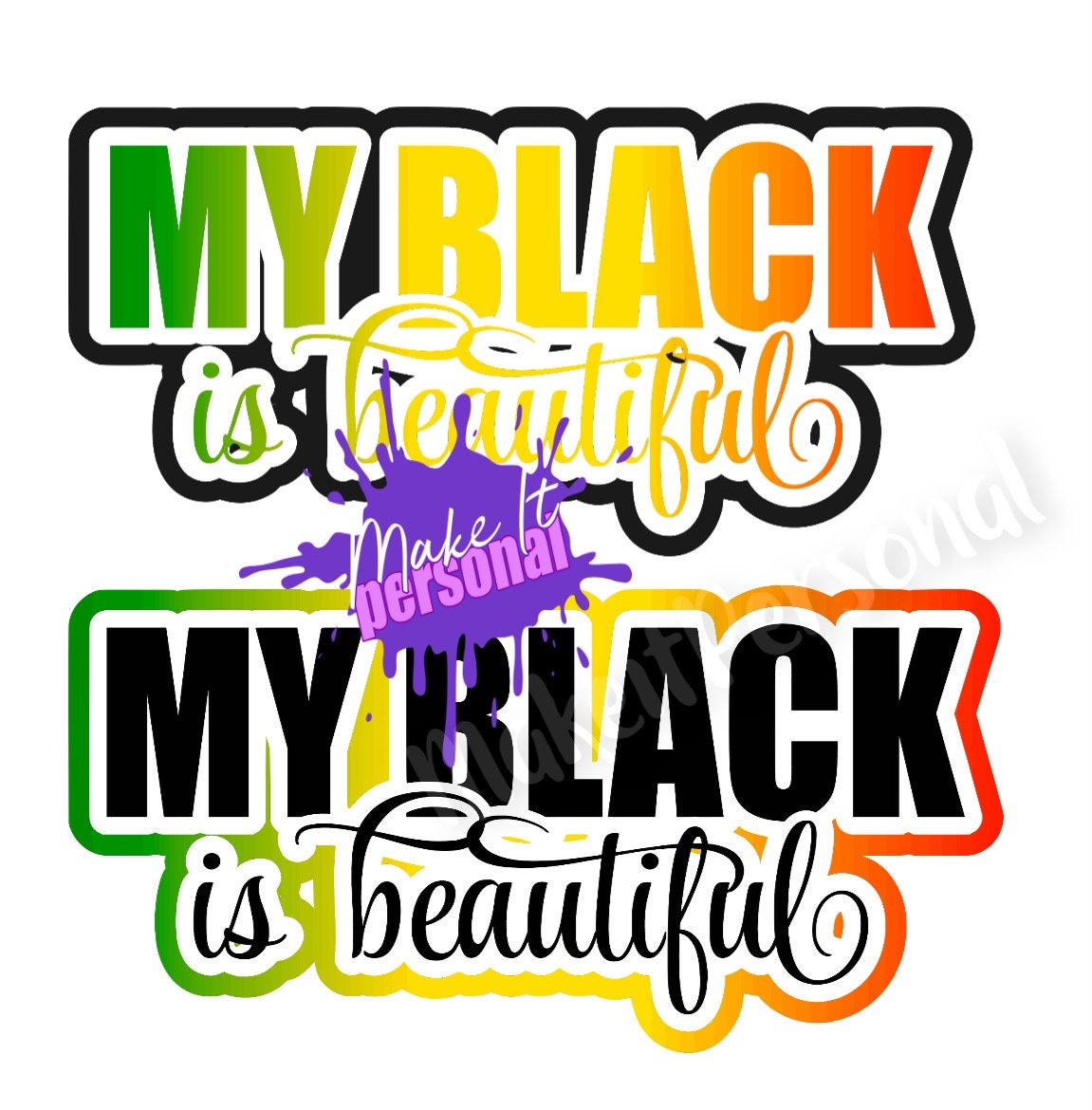 My Black is Beautiful SVG Black is Beautiful SVG Black Lives Etsy