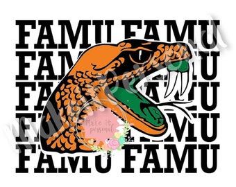 FAMU SVG, HBCU svg, Rattlers svg