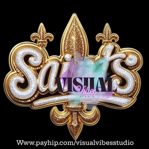 Saints sublimation PNG