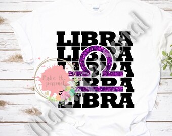 Libra Zodiac Sign SVG & PNG - Digital Download