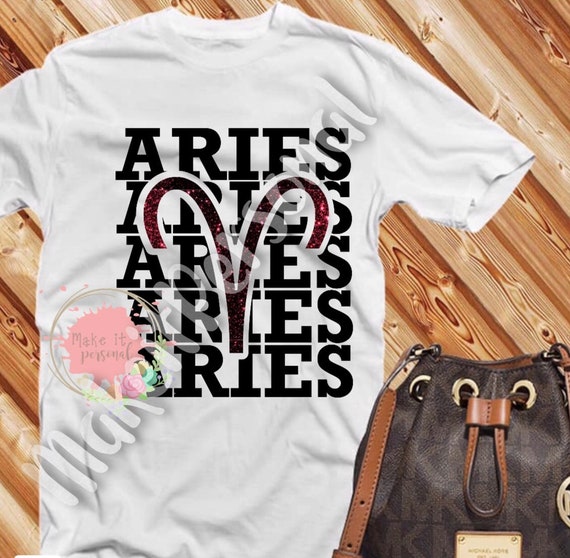 Aries Zodiac SVG & PNG: T-Shirt Design (Digital Download)