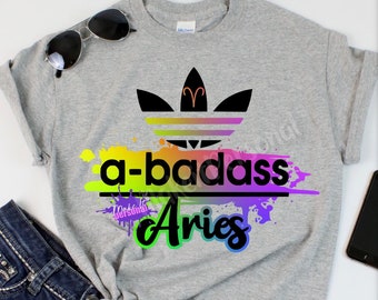 Badass Aries SVG - Zodiac T-Shirt Design (Digital Download)