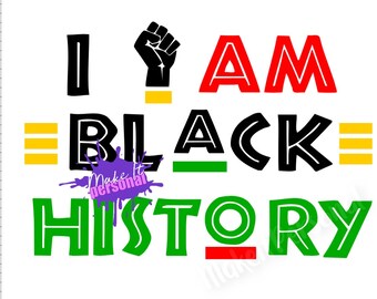 I Am A Black Daughter Black History Month Black Mother Gift Digital Download DTG Sublimation Cricut File SVG & PNG I Am A Black Queen Svg