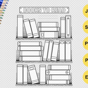 Printable Books Tracker Printable Bullet Journal Insert Gift - Etsy