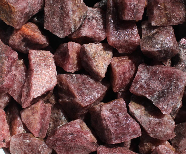 Raspberry Quartz | Tumbling Rough Rocks | Raw Bulk Wholesale Crystal ...