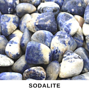 2 LB TUMBLED GEMSTONES-You Pick 2-Wholesale Crystals-Bulk Crystals-Tumbled Rocks-Healing Crystals-Bulk Gemstones-Crystal Mix-Polished Sodalite