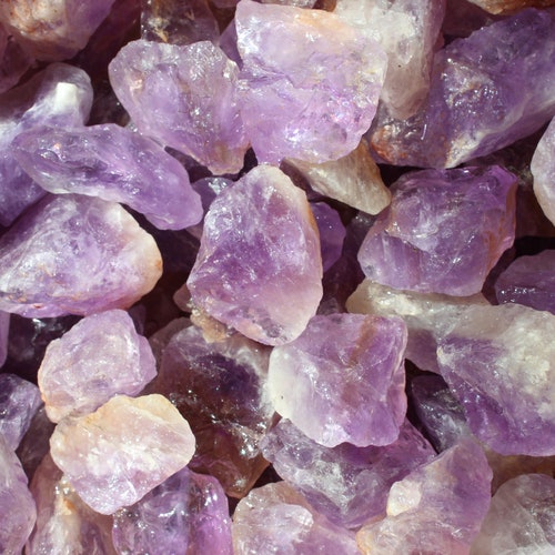 Amethyst Raw Crystals Rough Amethyst Stones Bulk Crystals Etsy