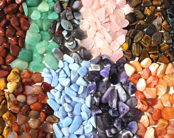 Assorted Polished Gemstones | 0.5" - 1" Small Mix Sizes Tumbled | Bulk Sizes Available | Wholesale Options