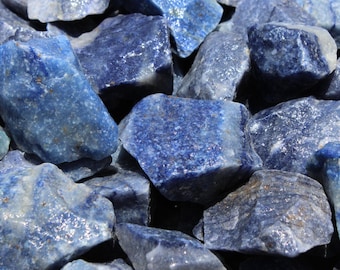 Blue Aventurine | Tumbling Rough Rocks from Brazil | Oiled Crystal | Raw Crystals for Tumbling, Crafts and Lapidary | Wholesale Bulk Crystal