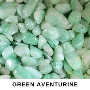2 LB TUMBLED GEMSTONES-You Pick 2-Wholesale Crystals-Bulk Crystals-Tumbled Rocks-Healing Crystals-Bulk Gemstones-Crystal Mix-Polished Green Aventurine