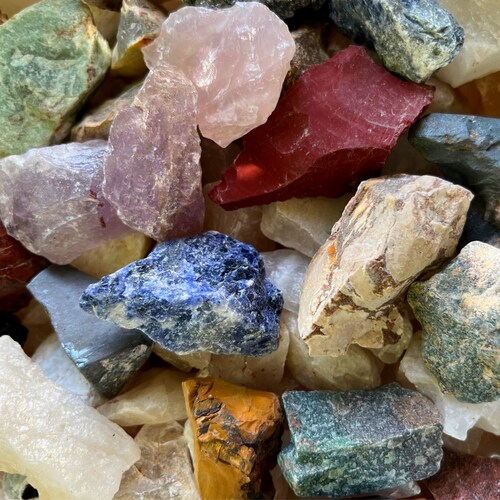 Rough Brazil Mix for Rock Tumblingbulk Crystalswholesale Etsy