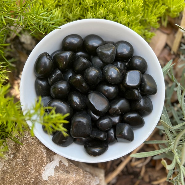 Black Tourmaline Tumbled Stones | High Quality Black Tourmaline Polished Gemstones | Bulk Crystals | Wholesale Crystal | Healing Crystals |