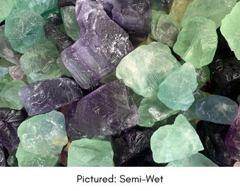 Rough Rainbow Fluorite Gemstones, 1 LB Bulk Fluorite Crystals, Raw Fluorite Crystals, Rough Rocks, Bulk Crystals, Wholesale Crystals