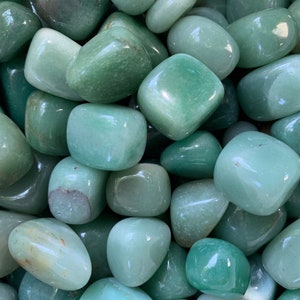 Green Aventurine Cubed Tumbled Gemstones Green Aventurine Polished ...