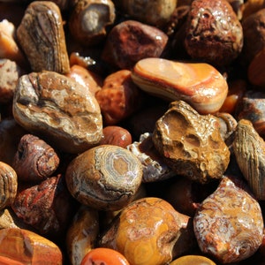 Bahia Agate | Raw Crystals from Brazil | Rough Rocks for Tumbling | Rough Agate | Wholesale Bulk Crystals | Healing Stones | Tumbling Rough