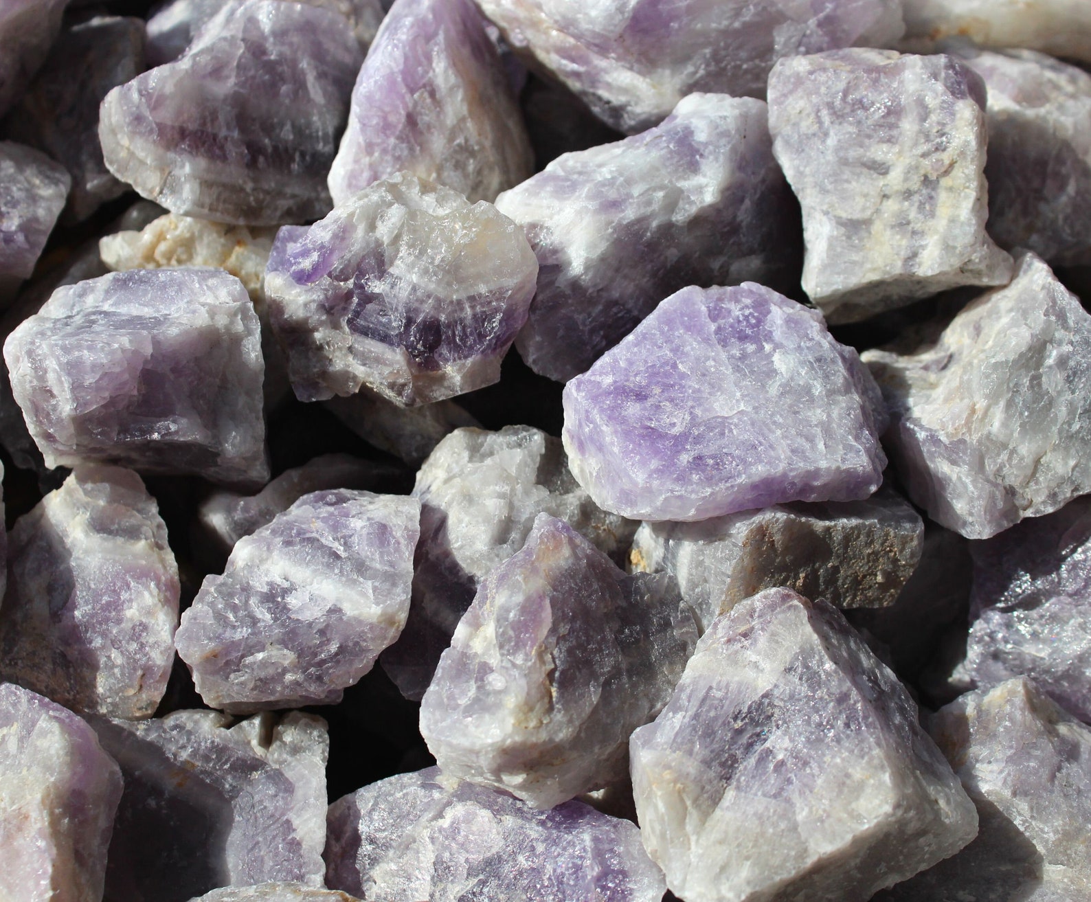 Large Amethyst From Madagascar | Rough Rocks for Tumbling | Size: 1.5 ...